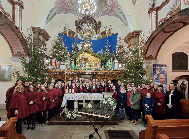 Kolędowanie w Strzeleczkach 